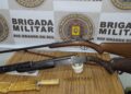 DOIS HOMENS SÃO PRESOS PELA BM COM ARMAS EM NOVA ROMA DO SUL