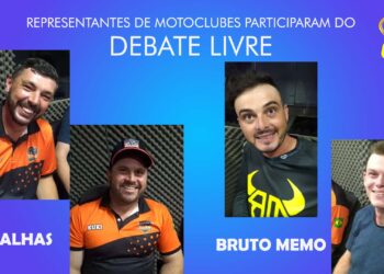 MOTOGRUPO OS METRALHAS PARTICIPAM DO PROGRAMA DEBATE LIVRE NA RÁDIO NOVA ROMA FM