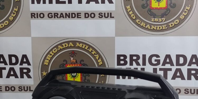Brigada Militar de Nova Roma do Sul apreende caixa de som por perturbação de sossego