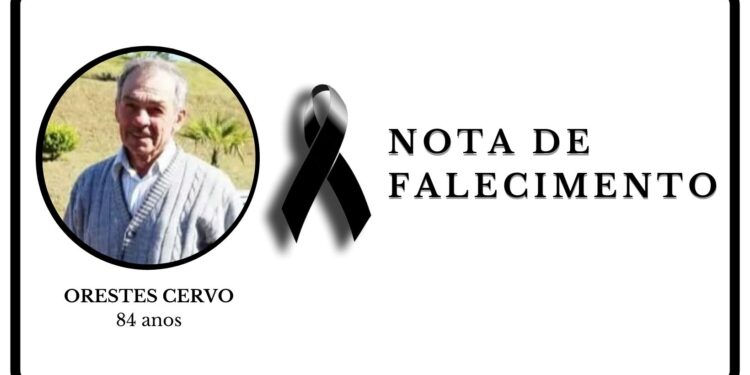 NOTA DE FALECIMENTO: ORESTES CERVO