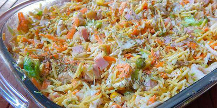 Salpicão simples para ceia de ano novo