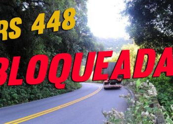 ERS-448 ENTRE NOVA ROMA DO SUL X FARROUPILHA ESTÁ BLOQUEADA