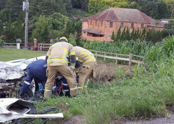 MOTORISTA MORRE APÓS ENVOLVER-SE EM UM ACIDENTE DE TRÂNSITO NA RSC-453, EM FARROUPILHA