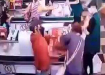 BM prende homem que agrediu idosa dentro de um supermercado, em São Marcos