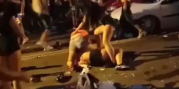 VÍDEO: Imagens registram brigas, correria e ação da BM durante o carnaval em Caxias do Sul