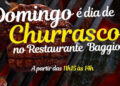 Restaurante Baggio oferece espeto corrido à R$ 50,00 nesse domingo