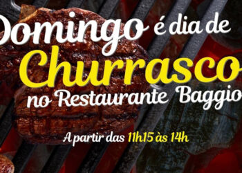 Restaurante Baggio oferece espeto corrido à R$ 50,00 nesse domingo