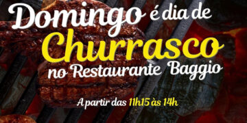 Restaurante Baggio oferece espeto corrido à R$ 50,00 nesse domingo