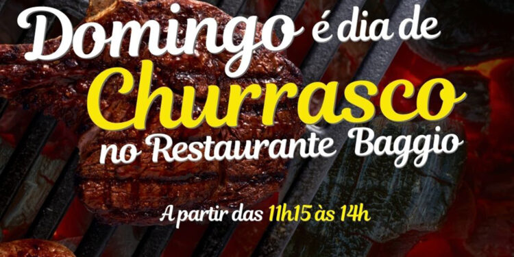 Restaurante Baggio oferece espeto corrido à R$ 50,00 nesse domingo