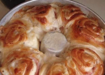 Rosca de Presunto e Queijo