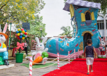Farroupilha começa a receber a decoração da Páscoa