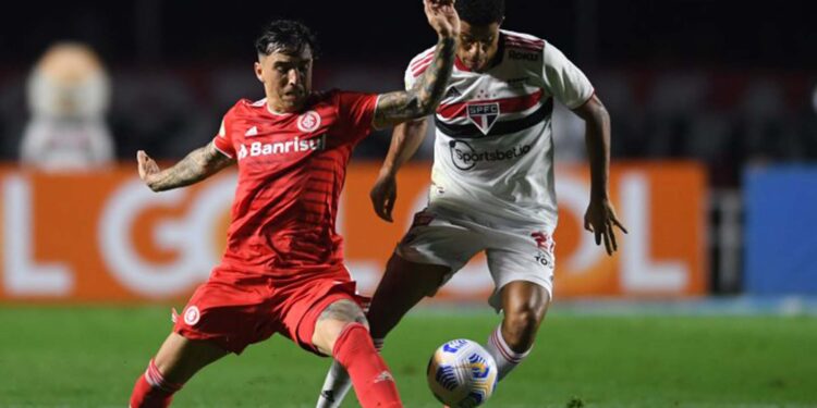 Inter perde para o São Paulo por 1 a 0 no Morumbi