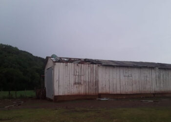Forte temporal atingiu área urbana e rural de Lagoa Vermelha