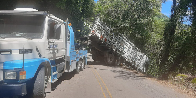 TRÂNSITO LIBERADO NA ERS-448 entre Nova Roma do Sul e Farroupilha