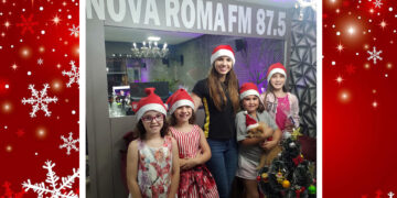 MENINAS PARTICIPAM DO PROGRAMA DE FRENTE COM ELAS ESPECIAL DE NATAL