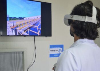 ÓCULOS DE REALIDADE VIRTUAL É ATRAÇÃO PRINCIPAL DO MUSEU DA ÁGUA NA 33ª FESTA DA UVA