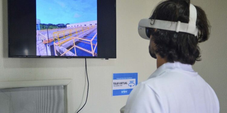 ÓCULOS DE REALIDADE VIRTUAL É ATRAÇÃO PRINCIPAL DO MUSEU DA ÁGUA NA 33ª FESTA DA UVA