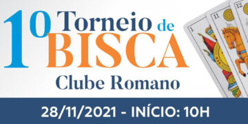1° Torneio de Bisca acontece neste domingo no Clube Romano