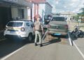 Homem de 53 anos é flagrado realizando arrancadas e freadas bruscas no centro de Nova Roma do Sul.