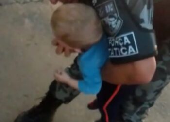Força Tática da Brigada Militar salva bebê engasgado em Farroupilha