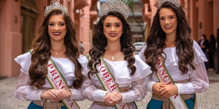 Trajes oficiais das soberanas de Farroupilha serão conhecidos neste domingo em evento na área central
