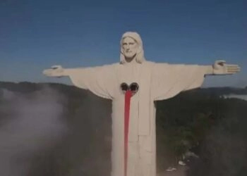 Obras do Cristo Protetor é finalizada no município de Encantado no RS