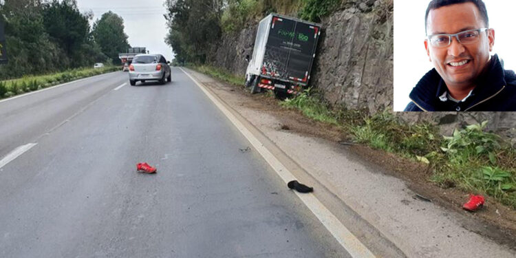 Ciclista morre após ser atropelado por caminhão na na ERS-122
