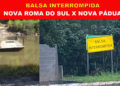 Chuva faz balsa da travessia entre Nova Roma do Sul X Nova Pádua ficar interrompida