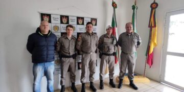 Brigada Militar de Farroupilha recebe reforço de um 2º Sargento