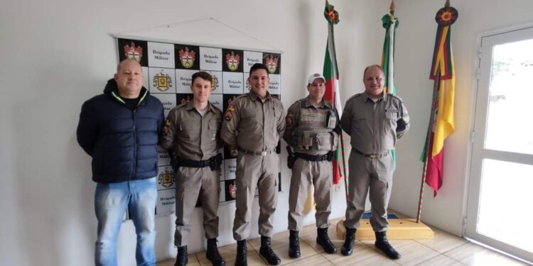 Brigada Militar de Farroupilha recebe reforço de um 2º Sargento