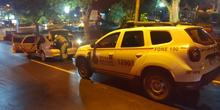 Operação da madrugada da BM de Nova Roma do Sul flagra 3 motoristas dirigindo sem carteira de habilitação