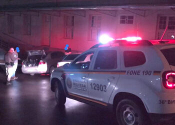 Final de semana teve um veículo autuado e 32 pessoas abordadas pela BM de Nova Roma do Sul