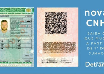 ﻿Novo modelo de CNH começa a ser emitido na quarta-feira