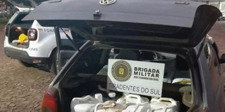 Homem é flagrado com contrabando de agrotóxicos em Tiradentes do Sul
