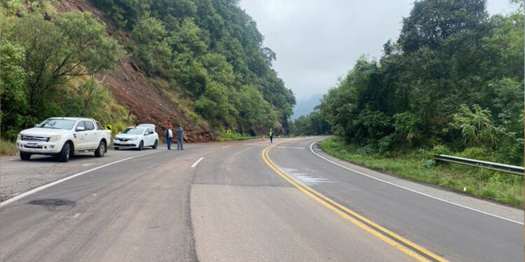 Tráfego está liberado no quilômetro 44 da ERS-122, em Farroupilha