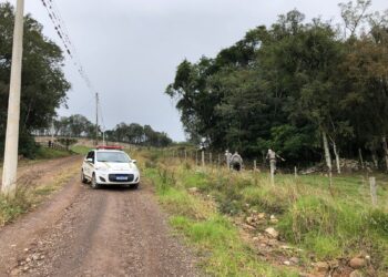 BRIGADA DE NOVA ROMA DO SUL PRENDE HOMEM COM TORNOZELEIRA ELETRÔNICA ROMPIDA