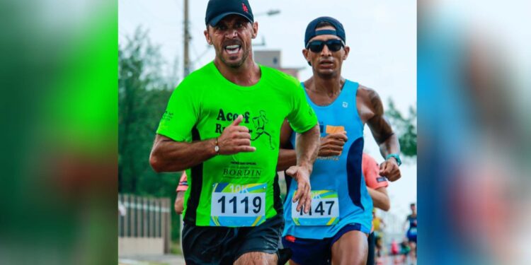 Farroupilhense Alexandre Luiz Prati (O Graxinha) participa da Maratona Internacional do Rio de Janeiro