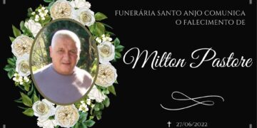 NOTA DE FALECIMENTO: MILTON PASTORE