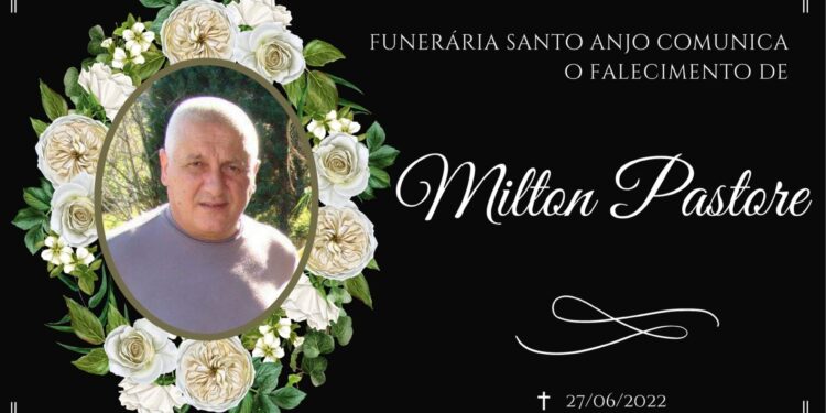 NOTA DE FALECIMENTO: MILTON PASTORE