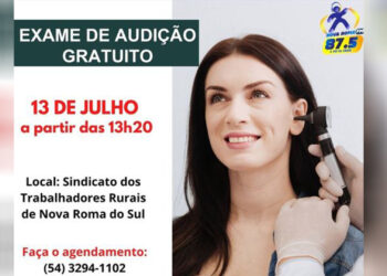 Sindicato dos Trabalhadores Rurais de Nova Roma do Sul fornecerá exame de audição gratuito nesta quarta-feira