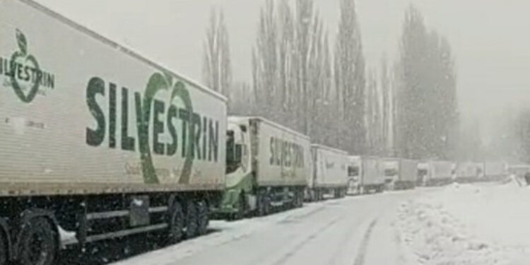 Caminhoneiro natural de Cristal do Sul está retido na nevasca histórica entre Chile e Argentina