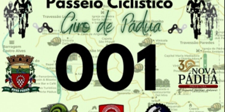 Estão abertas as inscrições para o passeio ciclístico “Giro de Pádua”