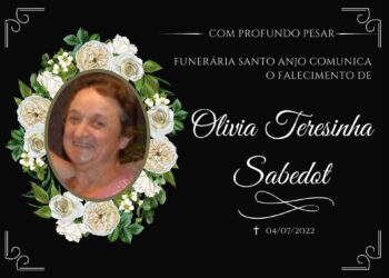 NOTA DE FALECIMENTO: OLIVIA TERESINHA SABEDOT