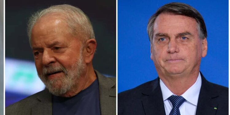 Pesquisa mostra diferença entre Lula e Bolsonaro para menos de 5 pontos