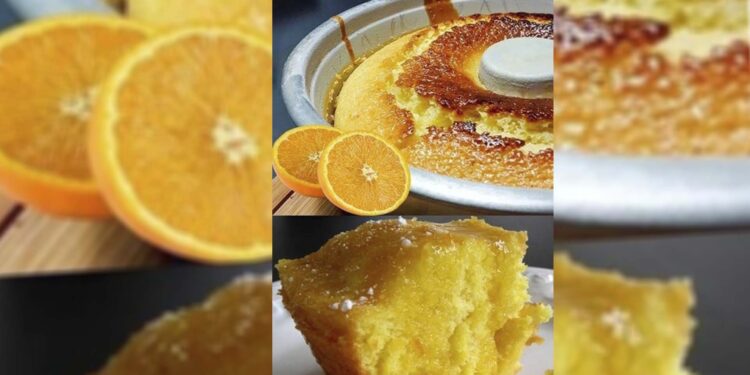 Bolo de Laranja Úmido 
