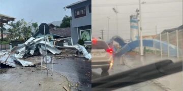 Ciclone deixa rastro de destruição no litoral catarinense