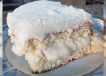 Bolo gelado de Leite Ninho de Liquidificador