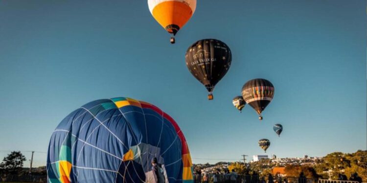 Festival de Balonismo é realizado nesta semana em Bento Gonçalves