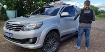 Polícia Civil recupera, em Venâncio Aires, caminhonete furtada em Caxias do Sul