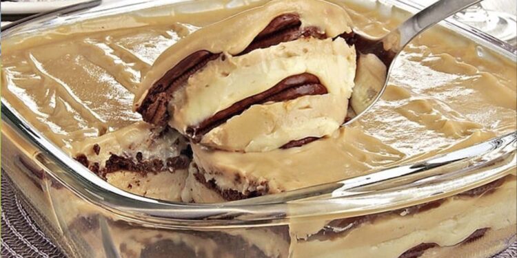 PAVÊ DE DOCE DE LEITE COM CHOCOLATE